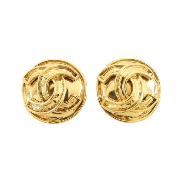 CHANEL Authentic Gold Earrings